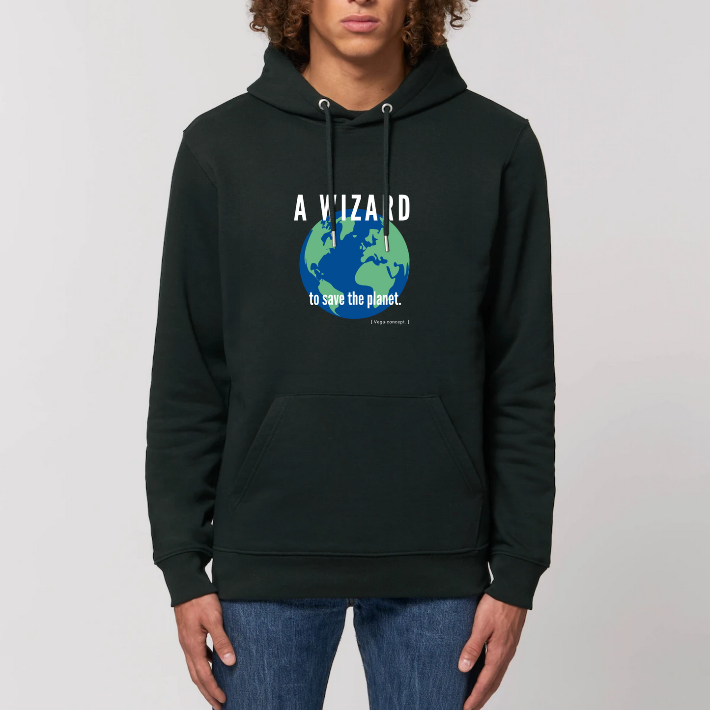 Organic Hoodie Wizard Solid colors -unisex