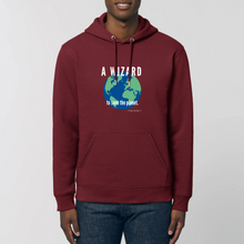 Load image into Gallery viewer, Organic Hoodie Wizard Solid colors -unisex
