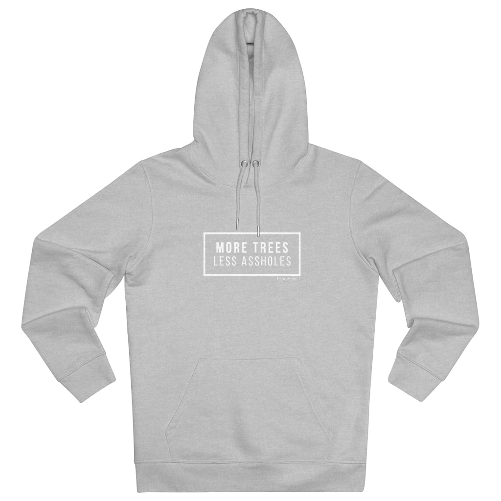 Organic Message Hoodie heather grey - unisex