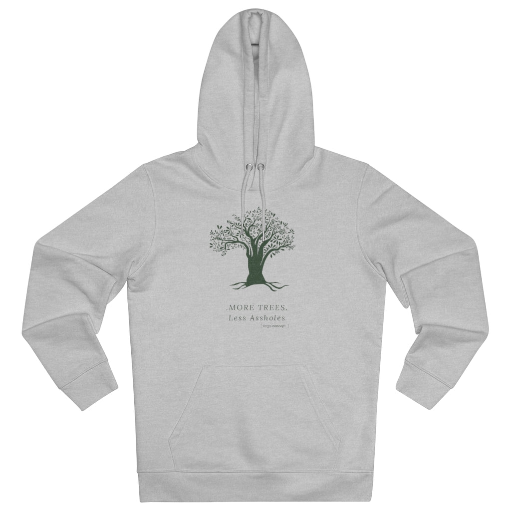 Organic Tree Hoodie Heather Grey - unisex