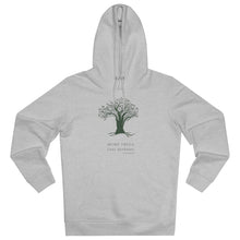 Load image into Gallery viewer, Organic Tree Hoodie Heather Grey - unisex

