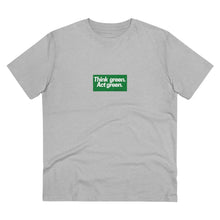 Load image into Gallery viewer, Organic Think Green T-shirt - unisex
