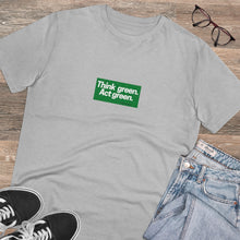 Load image into Gallery viewer, Organic Think Green T-shirt - unisex
