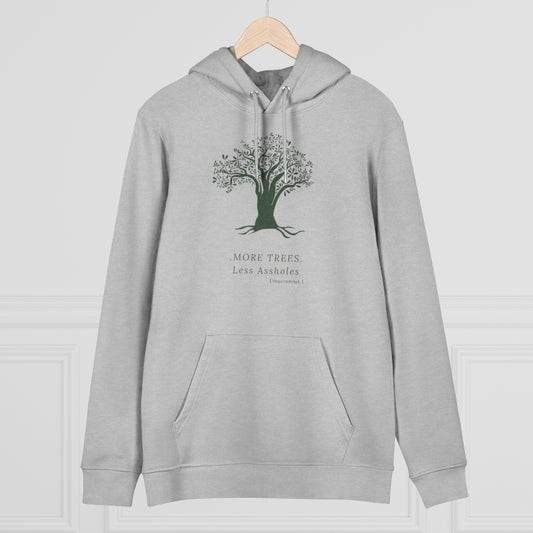 Organic Tree Hoodie Heather Grey - unisex