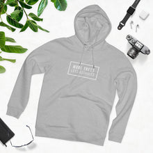 Load image into Gallery viewer, Organic Message Hoodie heather grey - unisex
