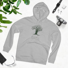 Load image into Gallery viewer, Organic Tree Hoodie Heather Grey - unisex
