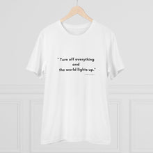 Load image into Gallery viewer, Organic &quot;Turn off&quot; T-shirt - unisex
