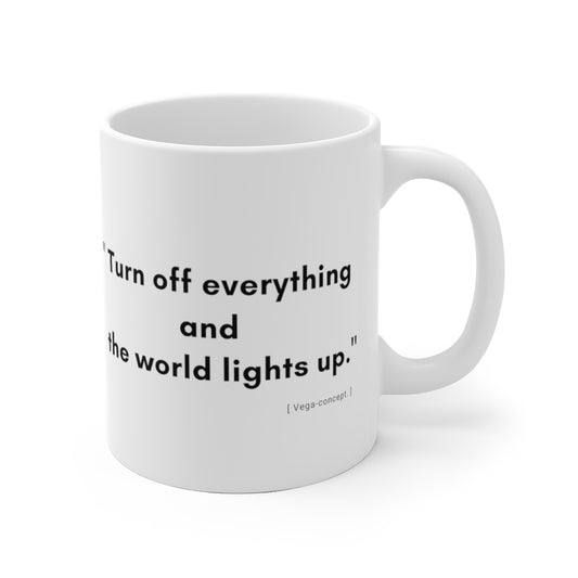 Ceramic Mug "Turn off"