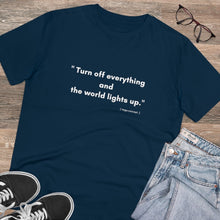 Load image into Gallery viewer, Organic &quot;Turn off&quot; - T-shirt unisex
