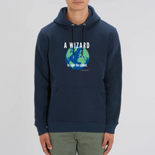 Load image into Gallery viewer, Organic Hoodie Wizard Solid colors -unisex

